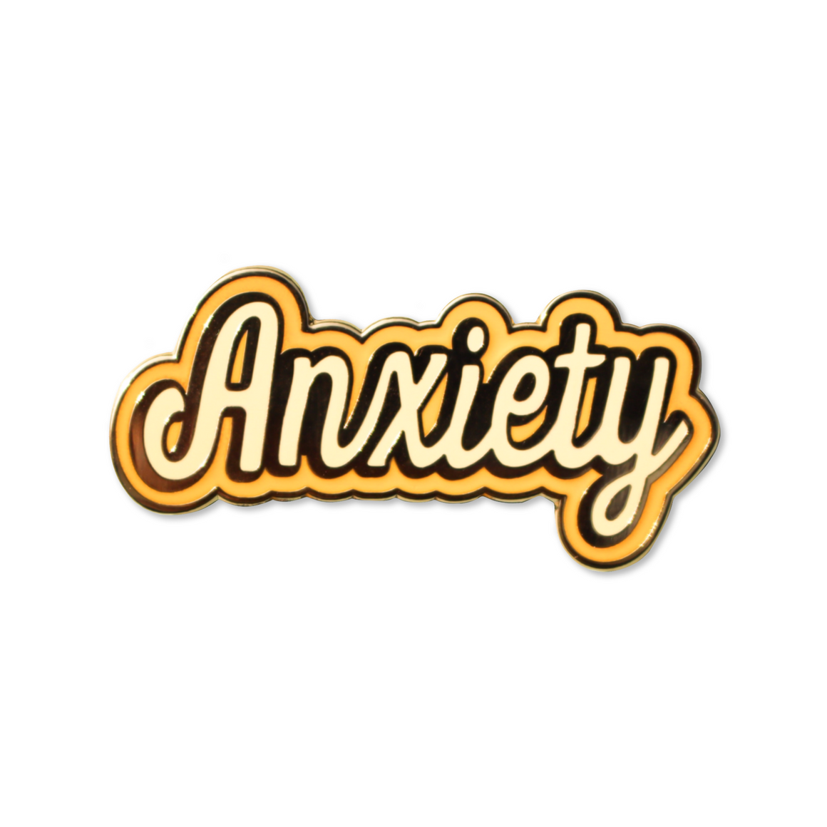 anxiety | enamel pin