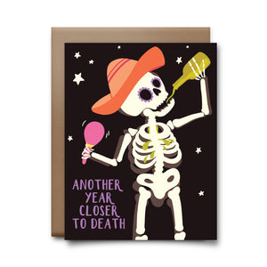 closer to death | greeting card
