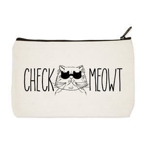 check meowt | zip pouch