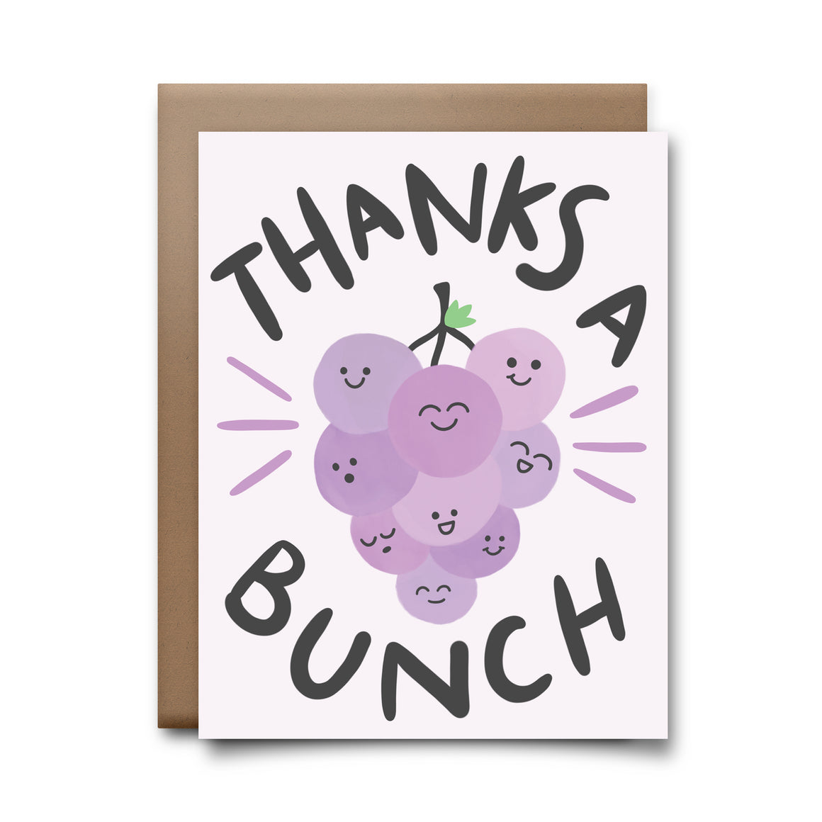 thanks a bunch | greeting card