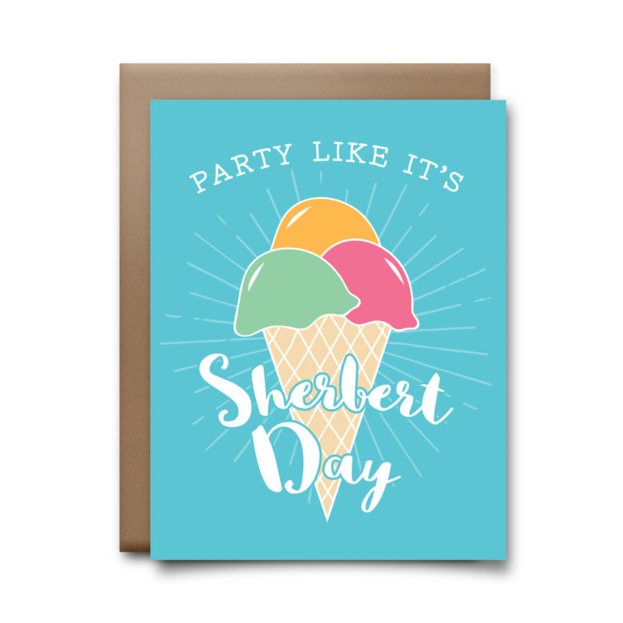 sherbert day | greeting card