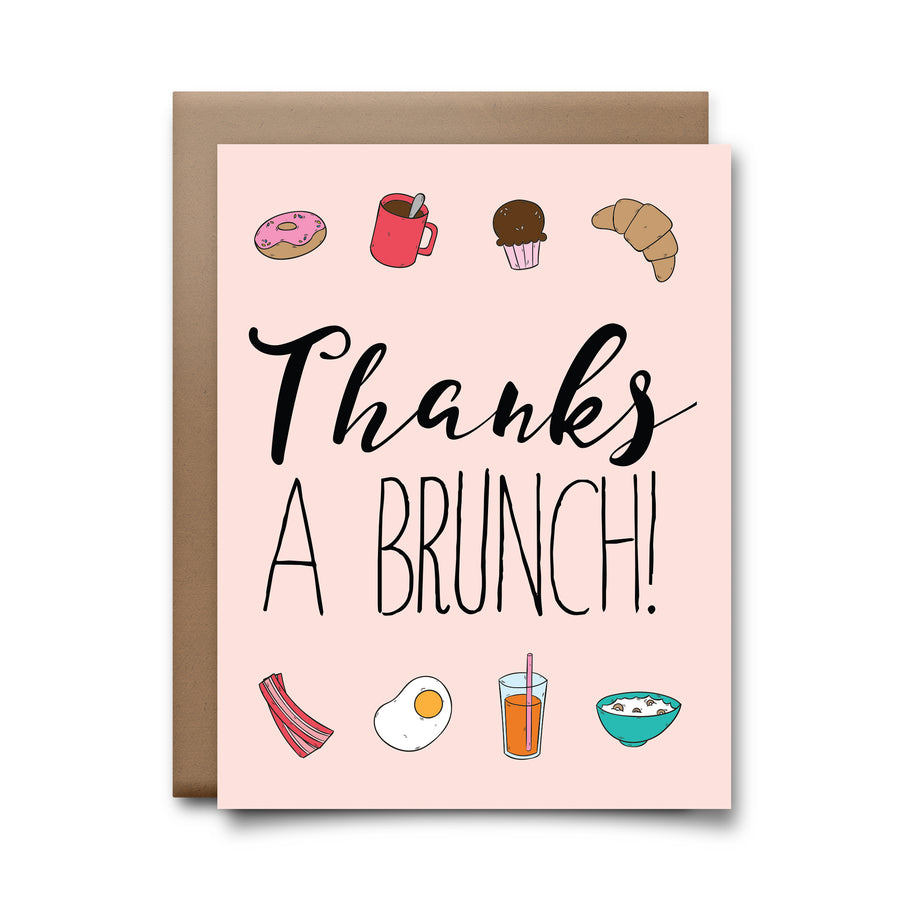 thanks a brunch | greeting card