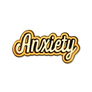 anxiety | enamel pin