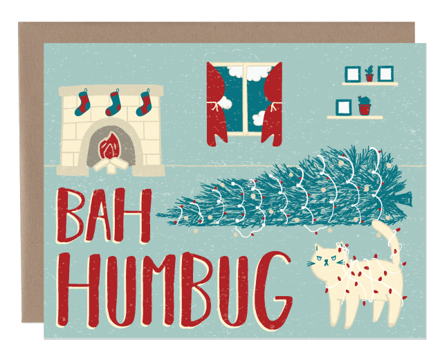 bah humbug | greeting card