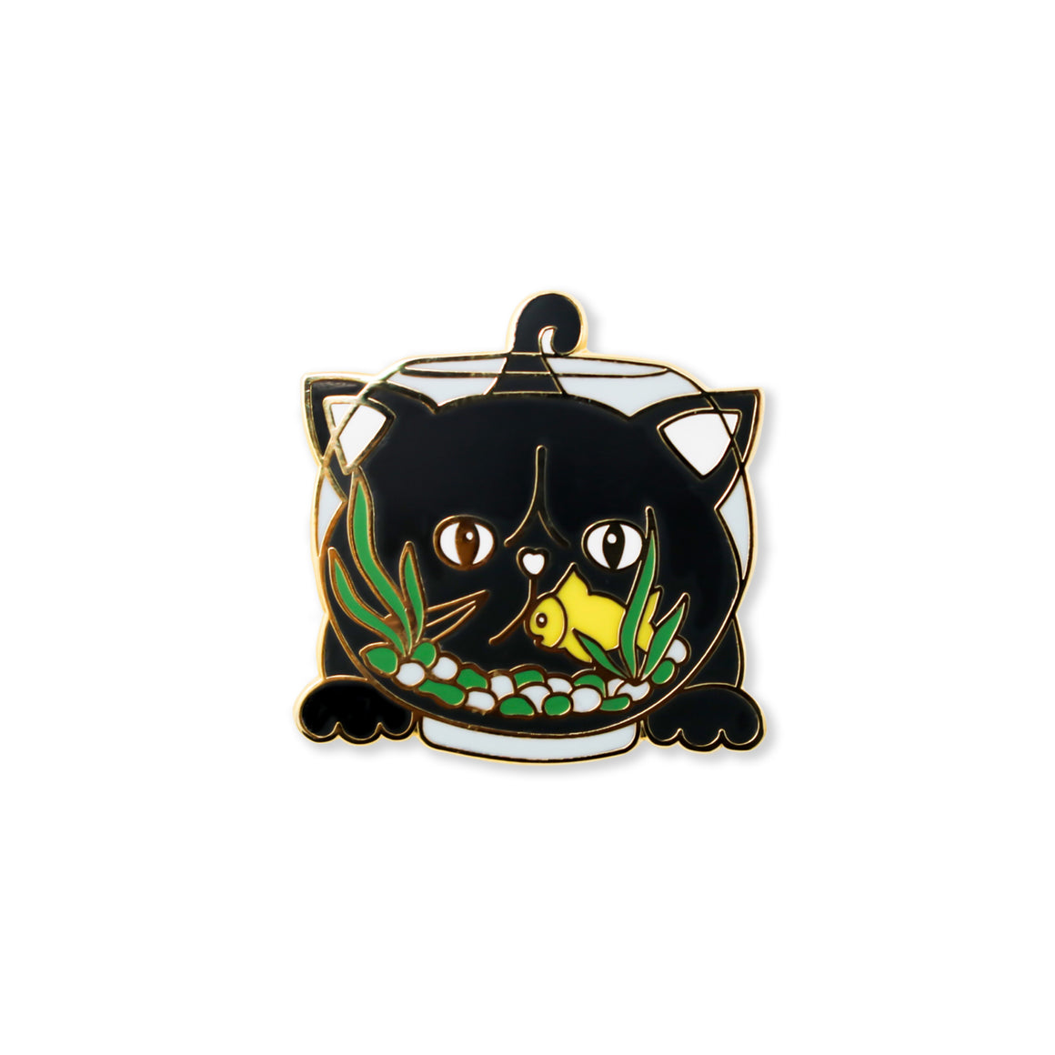 cat fish | enamel pin