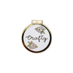 crafty | enamel pin