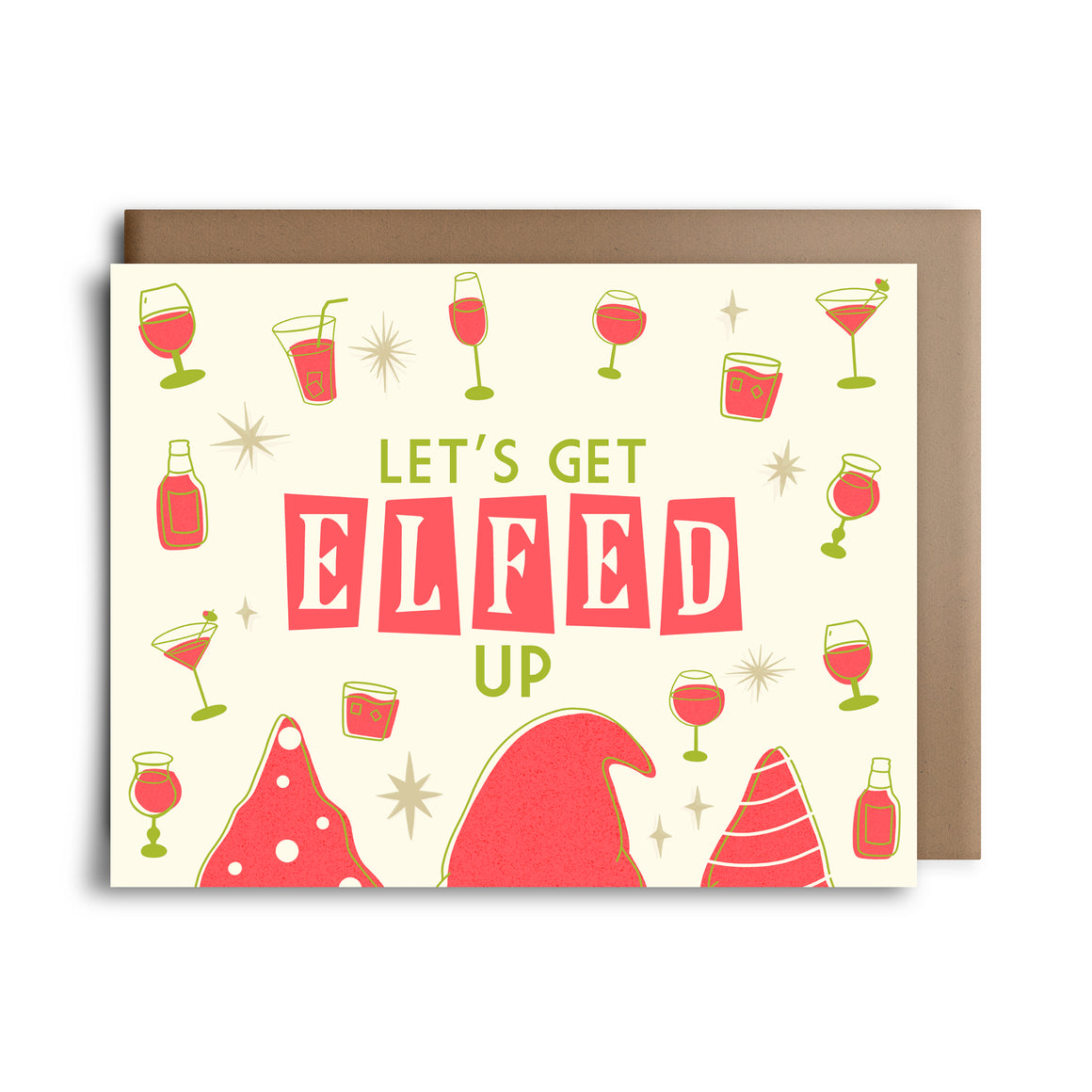 elfed up | greeting card