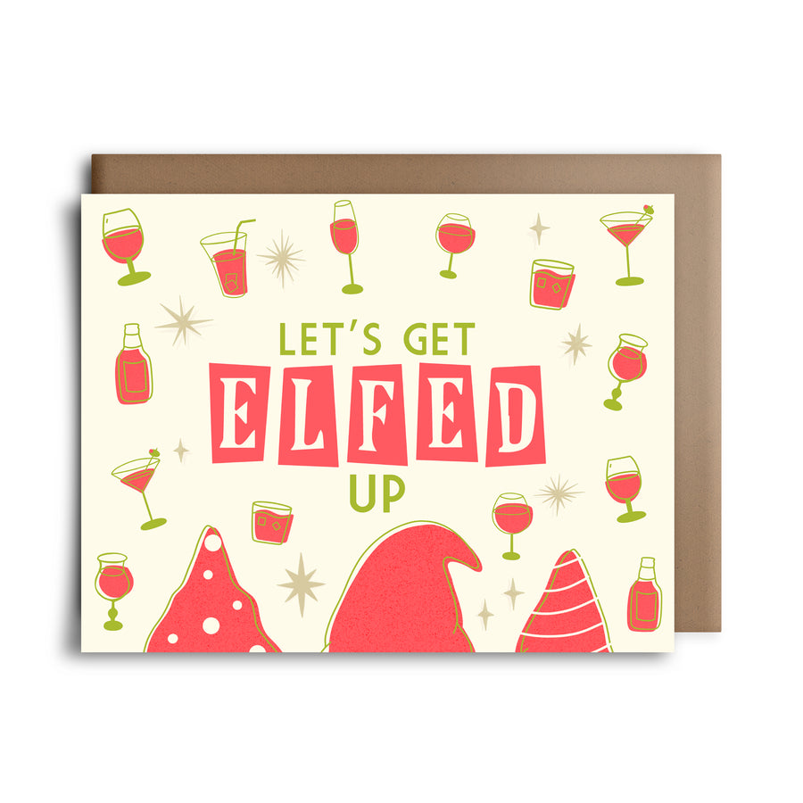 elfed up | greeting card