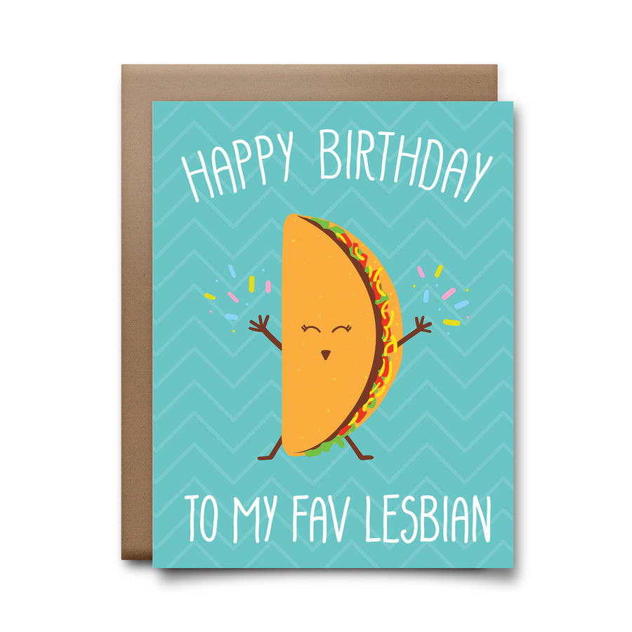 fave lesbian  | greeting card