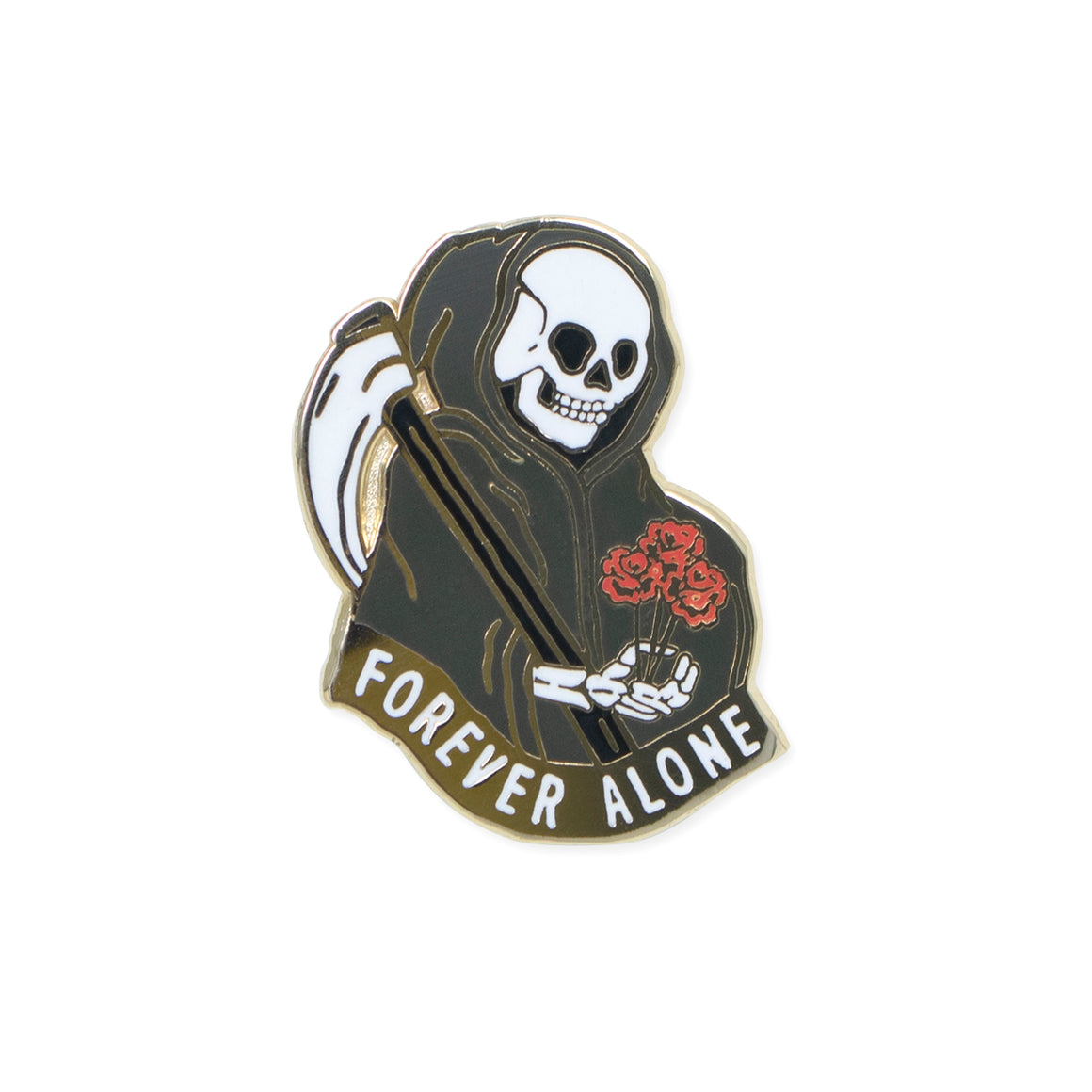 forever alone | enamel pin