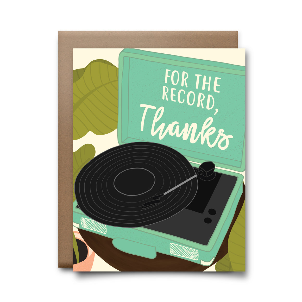 record thanks | greeting card