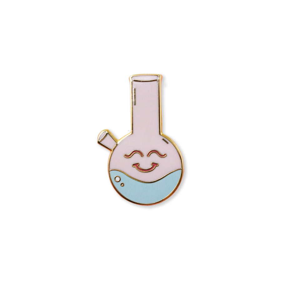 happy bong | enamel pin