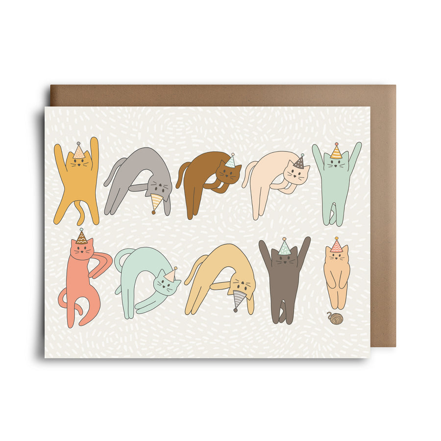 hbd cats | greeting card