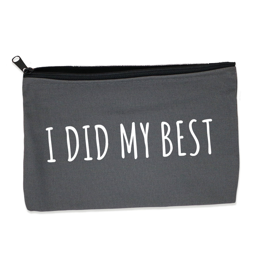 i did my best | zip pouch