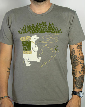 into the woods | stone gray | uni