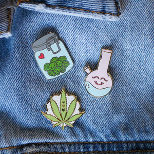 weed pack | enamel pin pack