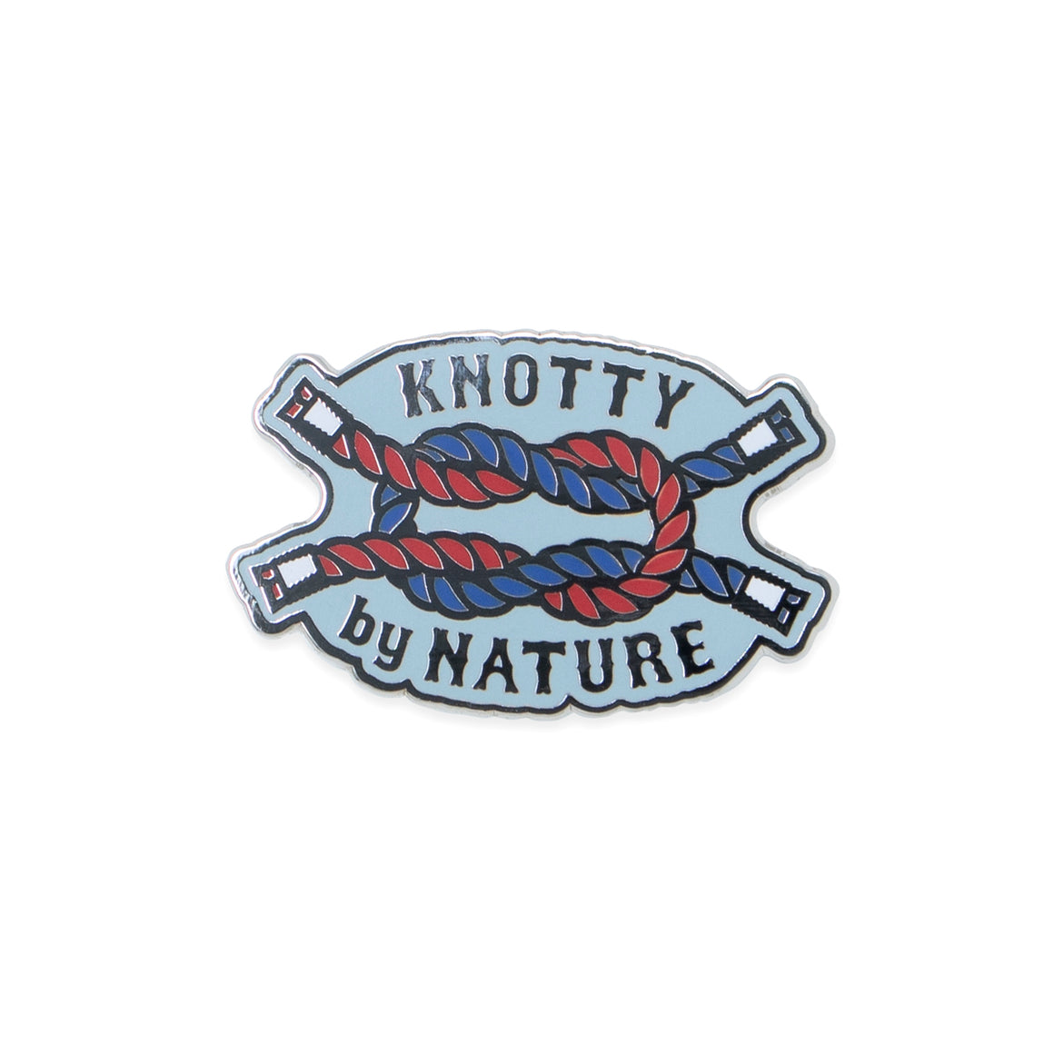 knotty by nature | enamel pin