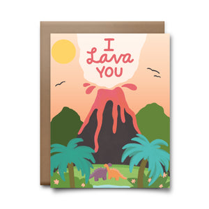i lava you | greeting card