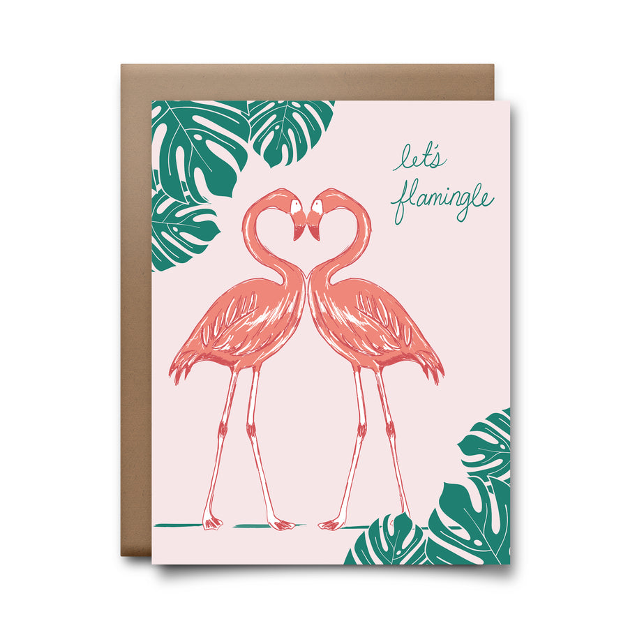 flamingle | greeting card