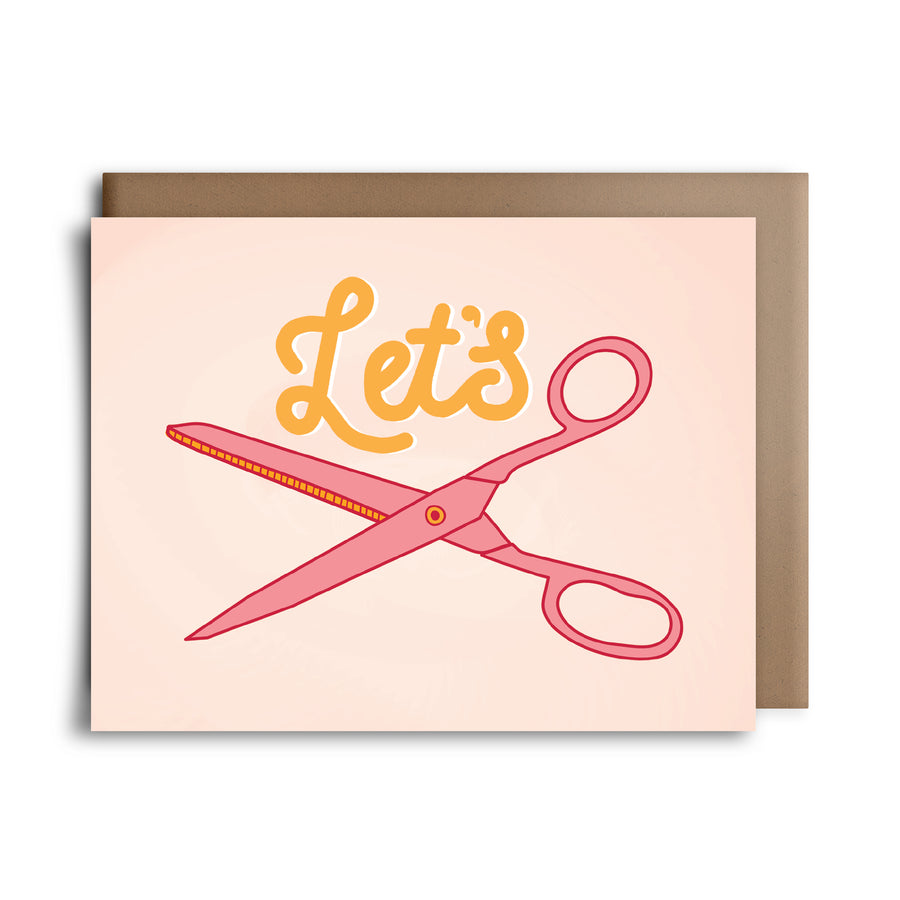 scissor  | greeting card