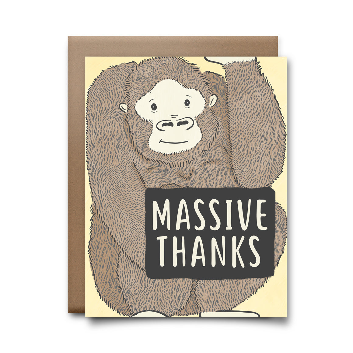 massive thanks | greeting card