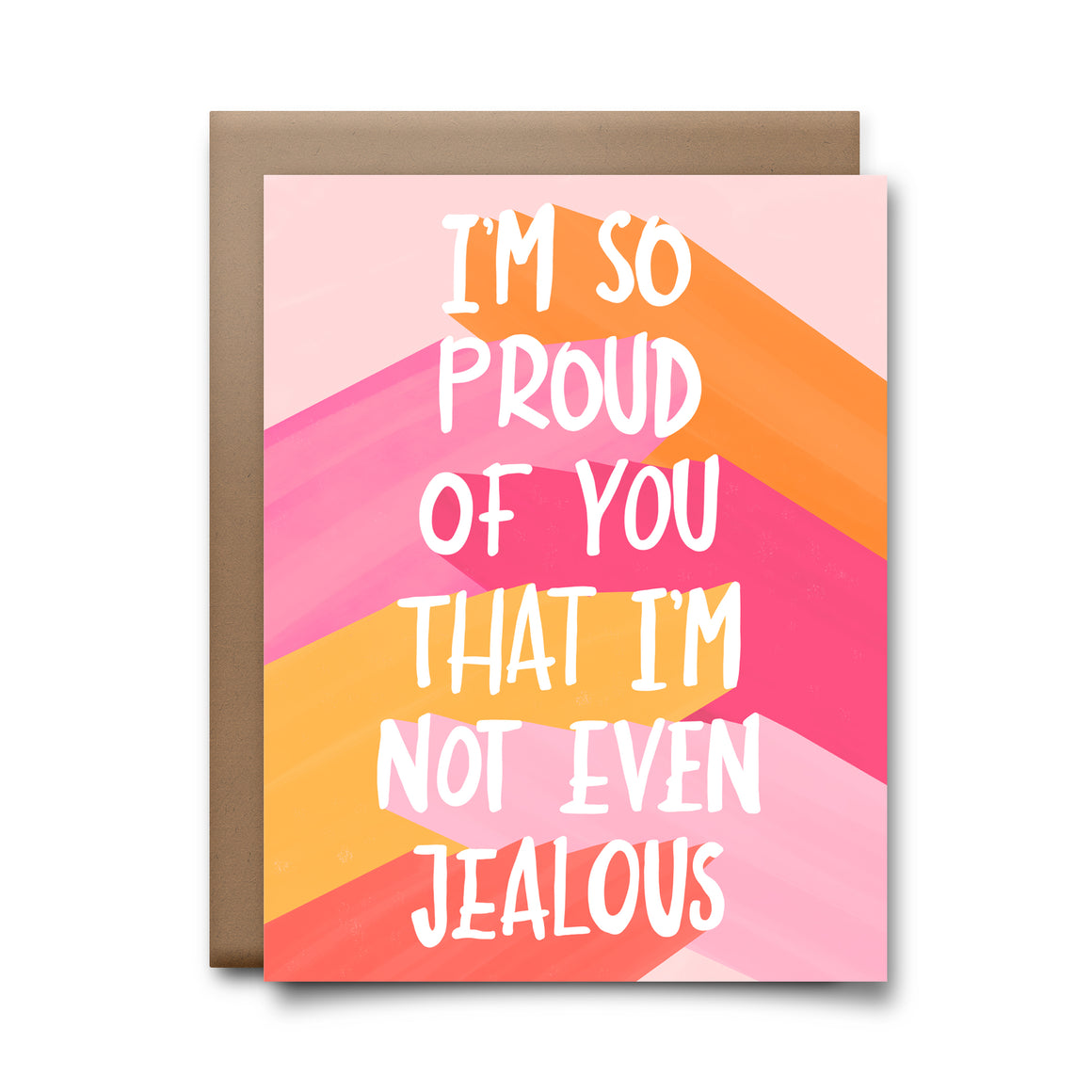 not even jealous | greeting card