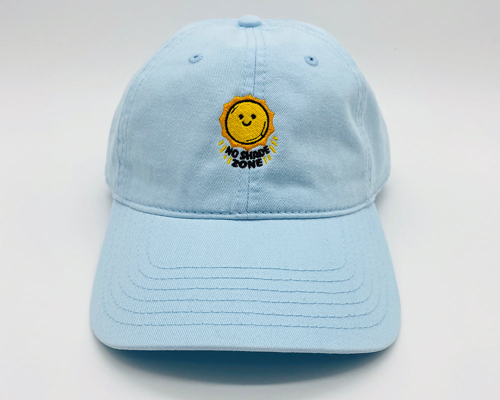 no shade zone | ice blue | dad hat