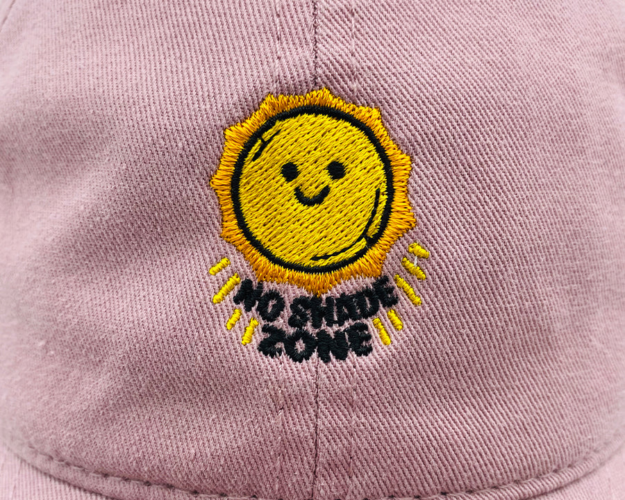 no shade zone | dusty pink | dad hat