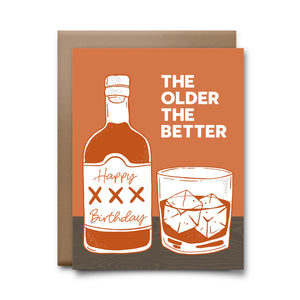 hbd older the better | greeting card