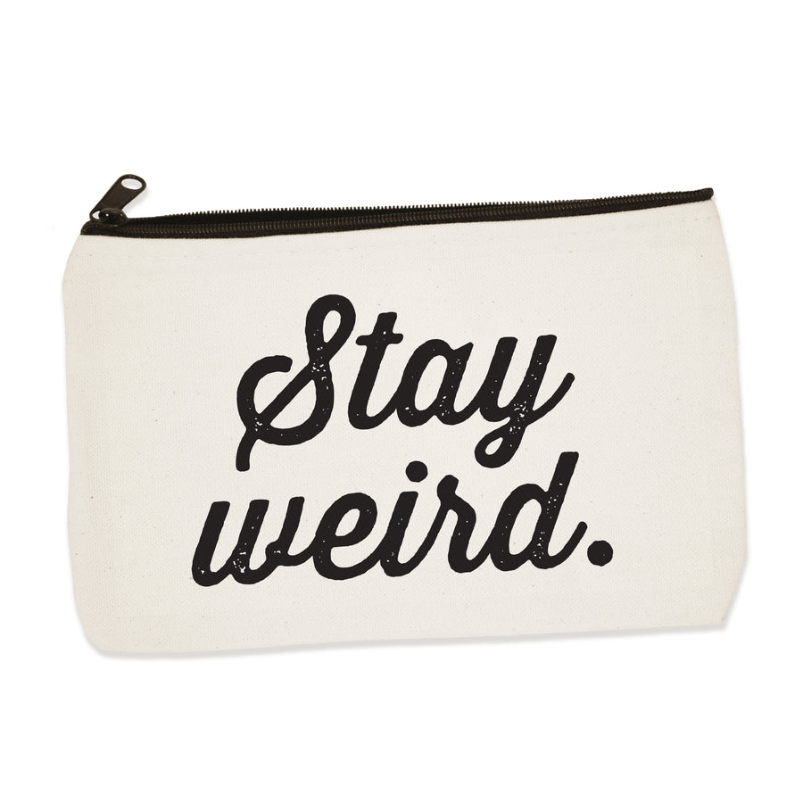 stay weird | zip pouch