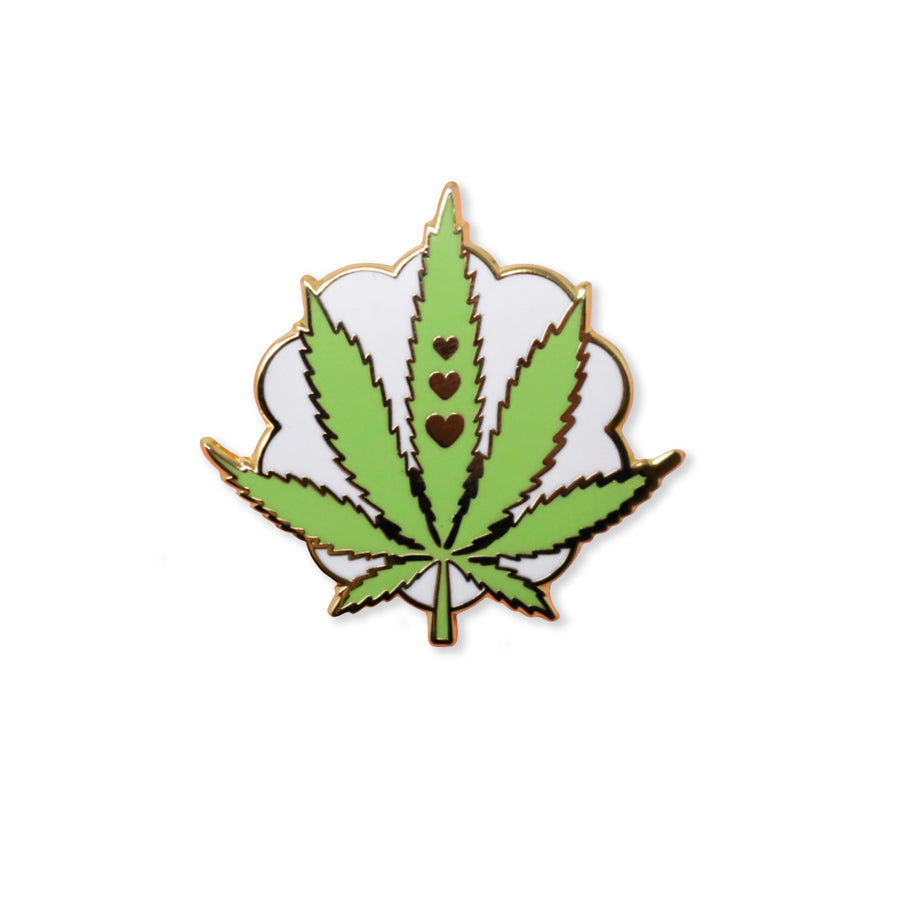 pot leaf | enamel pin