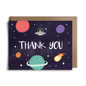 space thank you | greeting card