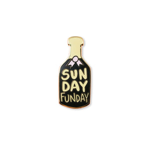 sunday funday | enamel pin