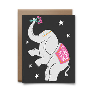 thanks a ton | greeting card