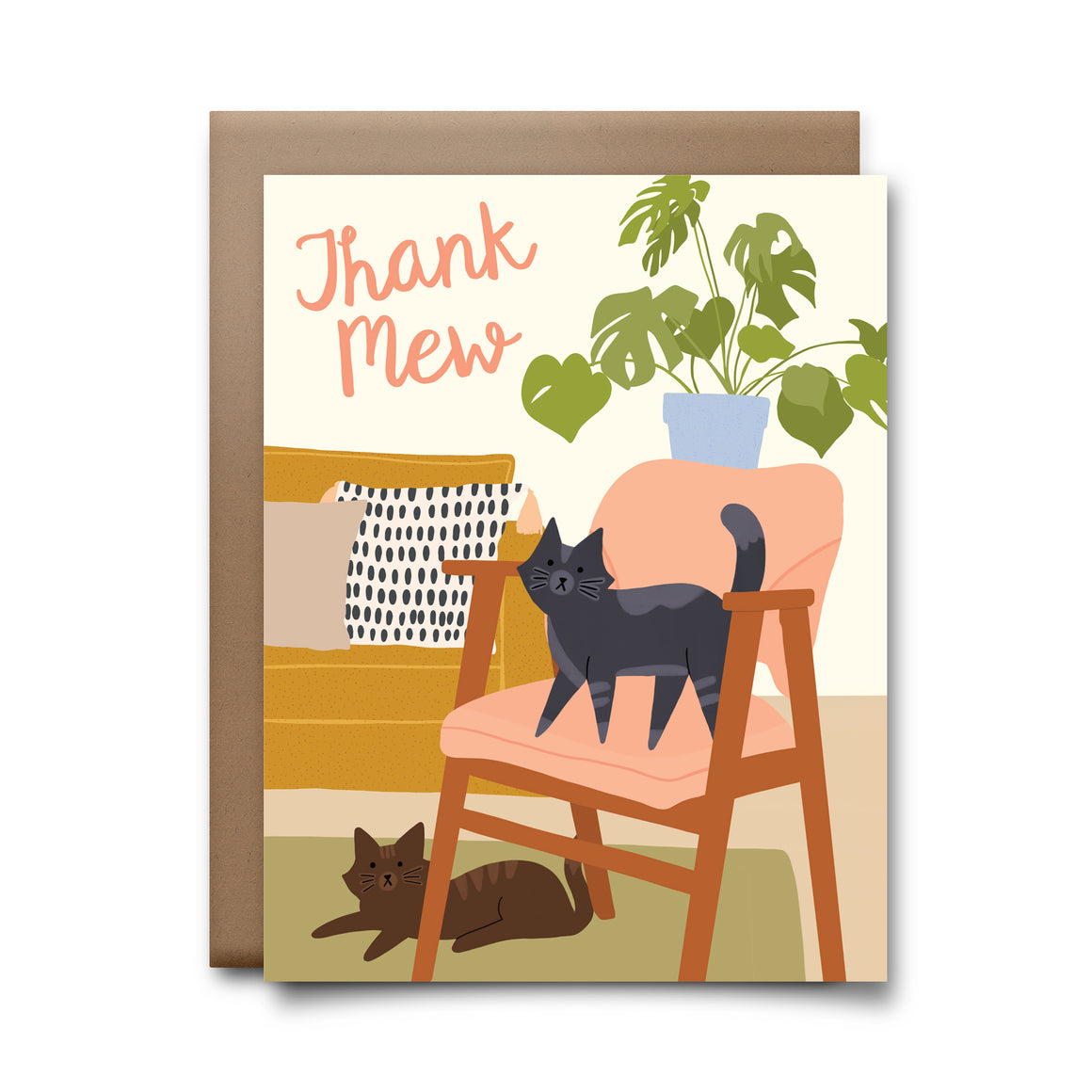 thank mew | greeting card