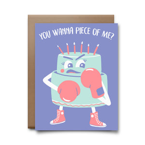 wanna piece of me | greeting card