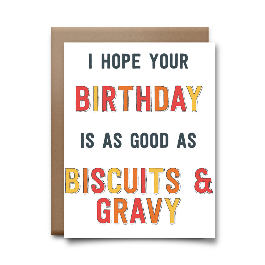 biscuits & gravy | greeting card