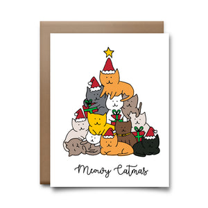 meowy catmas | greeting card