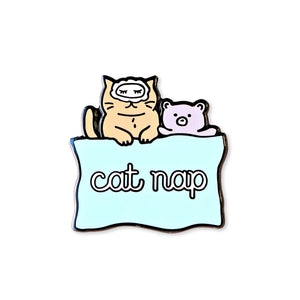 cat nap | enamel pin