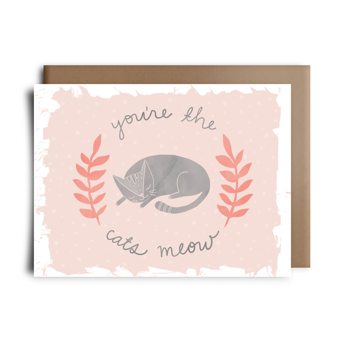 cats meow | greeting card