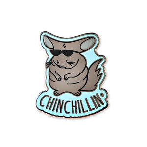 chinchillin | enamel pin