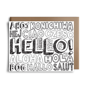 color hello | greeting card