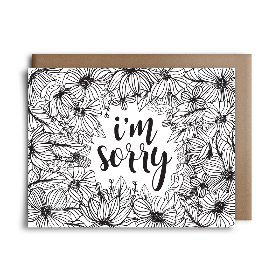 color sorry | greeting card