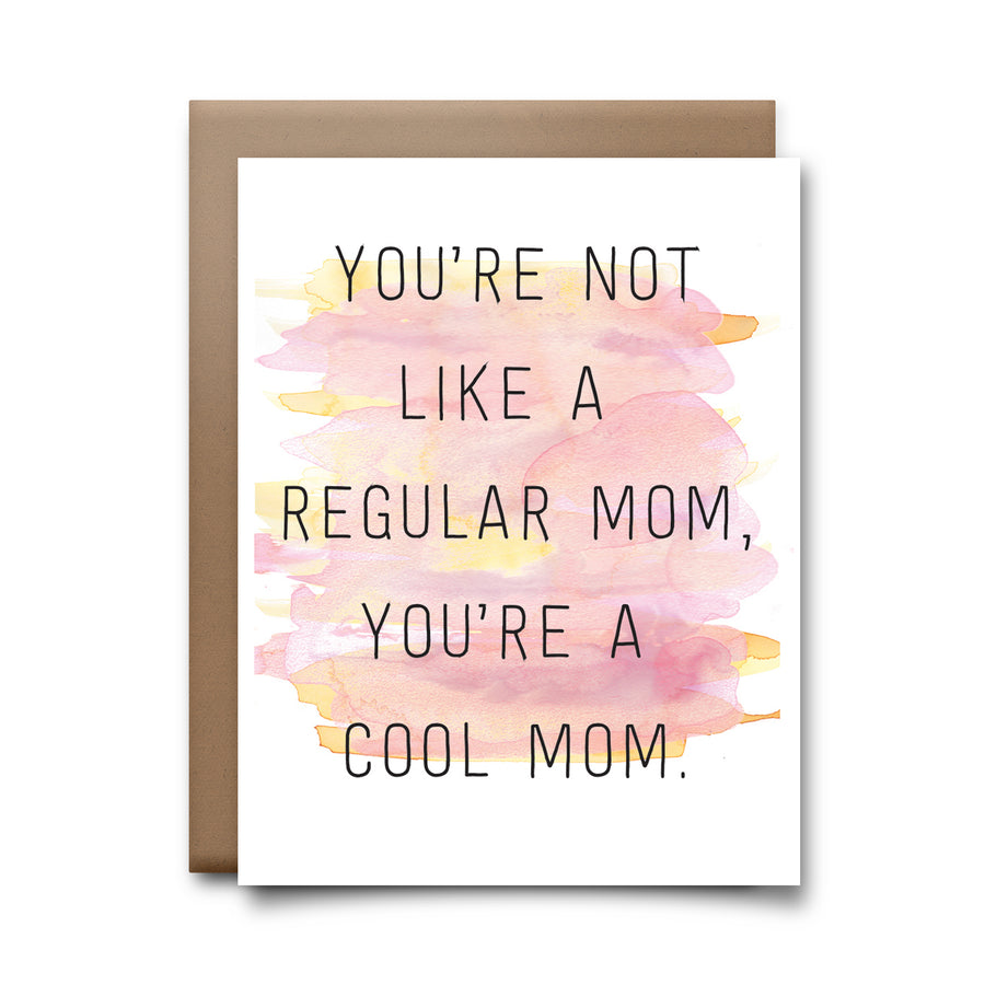 regular mom | greeting card
