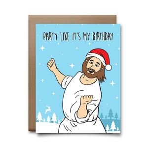 dancing jesus | greeting card