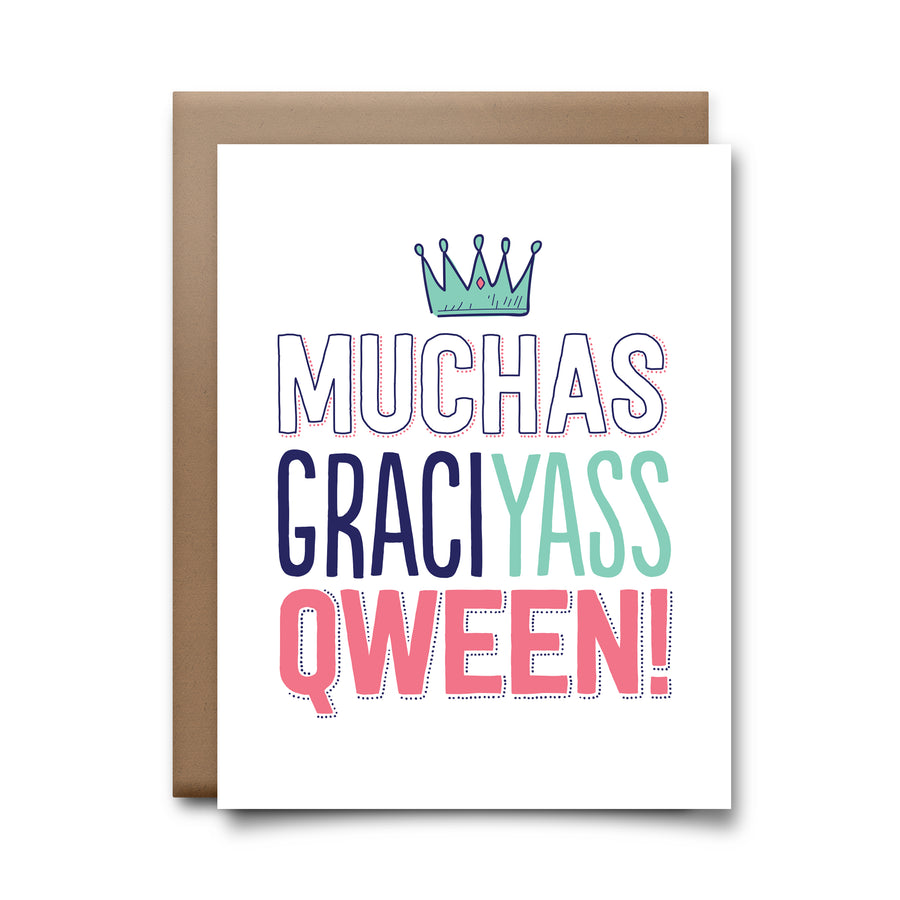 muchas graciyass | greeting card
