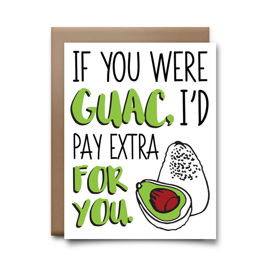 guac | greeting card