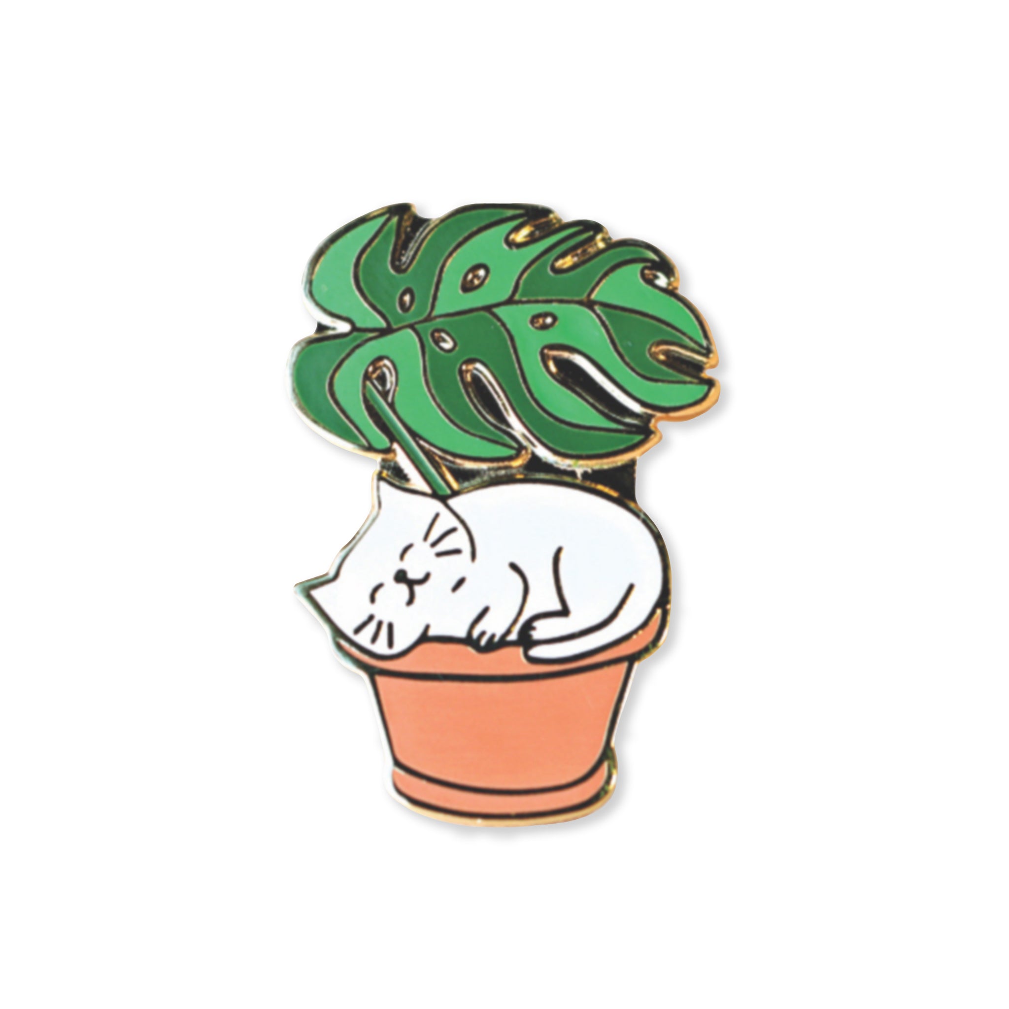 leaf me be | enamel pin