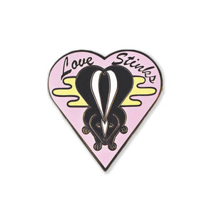 love stinks | enamel pin