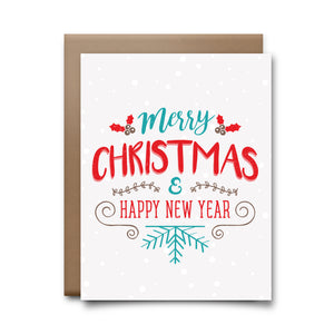 merry christmas | greeting card